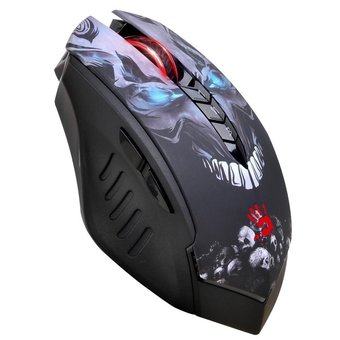 Мышь A4 Bloody R80 Skull черный/рисунок USB 