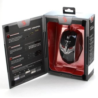  Мышь A4 Bloody TL8 Terminator черный/серебристый USB2.0 