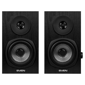  Колонки Sven SPS-575 2.0 черный 6Вт 