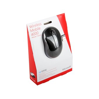  Мышь Microsoft 4000 черный USB2.0 