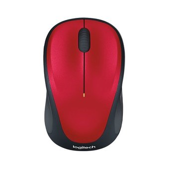  Мышь Logitech M235 (910-002496) красный/черный USB2.0 
