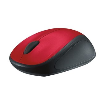 Мышь Logitech M235 (910-002496) красный/черный USB2.0 