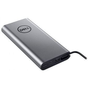  Внешний аккумулятор Dell PW7018LC 13000mAh серебристый/черный 2xUSB 