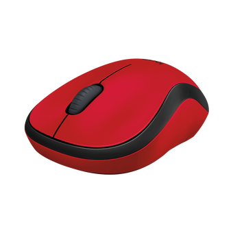  Мышь Logitech M220 (910-004880) красный silent USB 