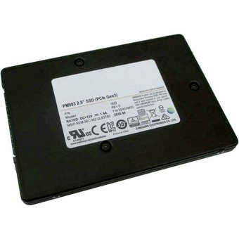  SSD Samsung PM983 MZQLB7T6HMLA-00007, 7680GB U.2(2.5" 7mm), NVMe, PCIe 3.0 x4, 3D TLC, R/W 3100/2000MB/s, IOPs 500 000/55 000 