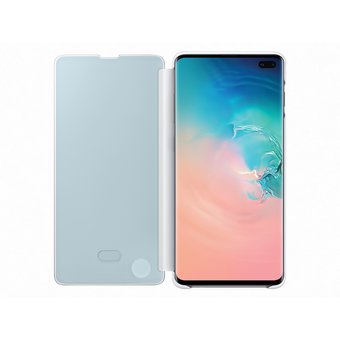  Чехол (флип-кейс) Samsung для Samsung Galaxy S10+ Clear View Cover белый (EF-ZG975CWEGRU) 