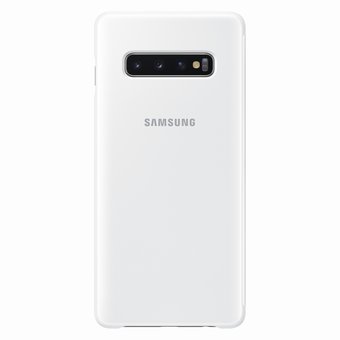  Чехол (флип-кейс) Samsung для Samsung Galaxy S10+ Clear View Cover белый (EF-ZG975CWEGRU) 