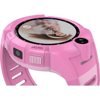  Детские часы телефон с gps трекером Smart baby watch Q360 розовый 