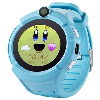  Детские часы телефон с gps трекером Smart baby watch Q360 голубой 