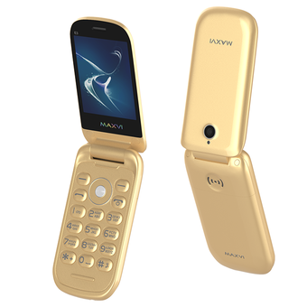  Мобильный телефон Maxvi E3 Gold 