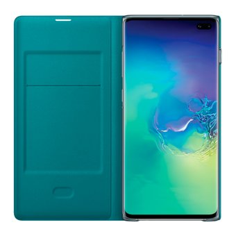  Чехол (флип-кейс) Samsung для Samsung Galaxy S10+ LED View Cover зеленый (EF-NG975PGEGRU) 