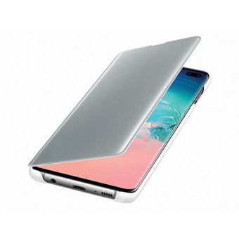  Чехол (флип-кейс) Samsung для Samsung Galaxy S10+ Clear View Cover белый (EF-ZG975CWEGRU) 
