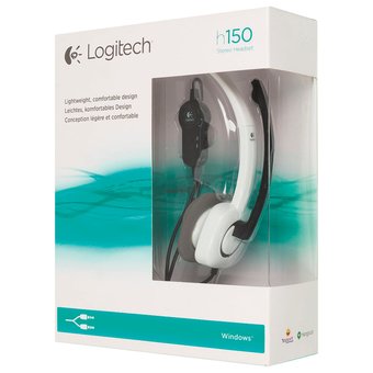 Наушники с микрофоном Logitech H150 белый (981-000350) 