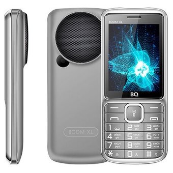  Мобильный телефон BQ BQM-2810 BOOM XL+ серый 