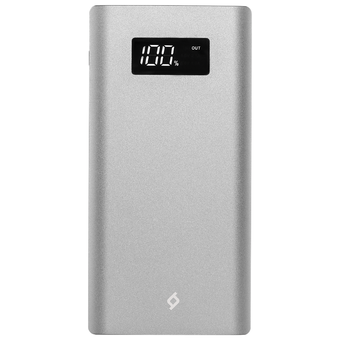  Внешний аккумулятор TEC AlumSlim 10000mAh LCD (серый) 