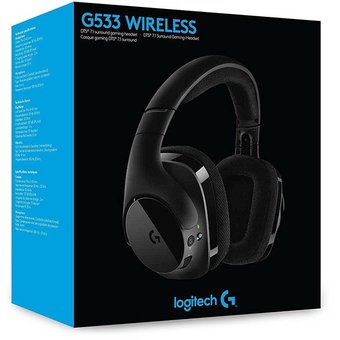  Наушники с микрофоном Logitech G533 черный (981-000634) 