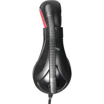  Наушники с микрофоном Oklick HS-L100 черный/красный (NO-530) 