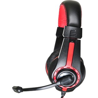  Наушники с микрофоном Oklick HS-L200 черный/красный (Y-819) 