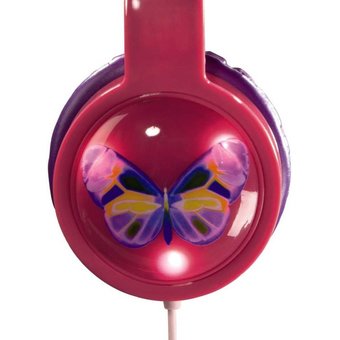  Наушники мониторы Hama Blink`n Kids 1.2м розовый 