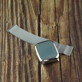  Смарт часы CV06 ( mirror screen, metal bobdy) серебро 