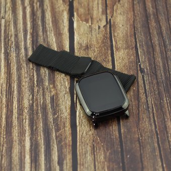  Смарт часы CV06 ( mirror screen, metal bobdy) чёрный 