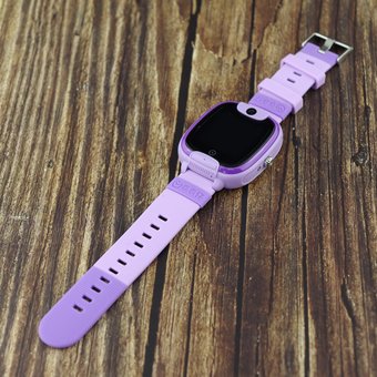  Детские часы телефон с gps трекером Smart baby watch S6 фиолетовый 