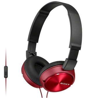  Наушники накладные Sony MDR-ZX310 1.2м красный 
