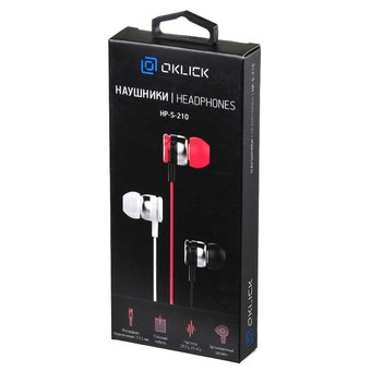  Наушники Oklick HP-S-210 1.2м черный 
