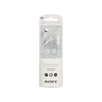  Наушники Sony MDR-EX15AP 1.2м белый 