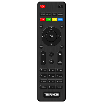  Ресивер DVB-T2 Telefunken TF-DVBT221 черный 
