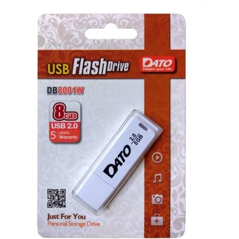  USB-флешка Dato 16Gb DB8001 DB8001W-16G USB2.0 белый 