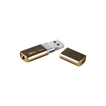  USB-флешка Silicon Power 16Gb LuxMini 720 SP016GBUF2720V1Z USB2.0 коричневый 