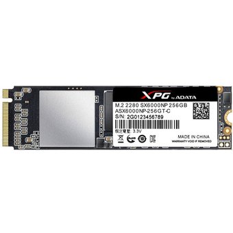  Твердотельный накопитель A-Data ASX6000NP-256GT-C PCI-E x2 256Gb XPG SX6000 M.2 2280 