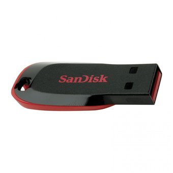  USB-флешка Sandisk 16Gb Cruzer Blade SDCZ50-016G-B35 USB2.0 черный 