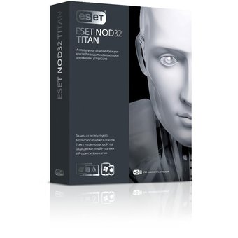  ПО Eset NOD32 Titan version 2 3 ПК/1 год лицензия коробка (NOD32-EST-NS(BOX2)-1-1) 