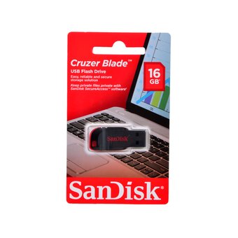  USB-флешка Sandisk 16Gb Cruzer Blade SDCZ50-016G-B35 USB2.0 черный 