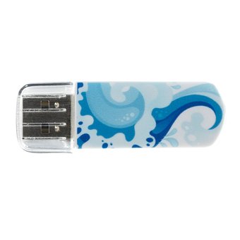  USB-флешка Verbatim 32Gb Mini Elements Edition 49410 USB2.0 белый/рисунок 