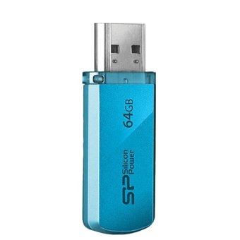  USB-флешка Silicon Power 64Gb Helios 101 SP064GBUF2101V1B USB2.0 синий 