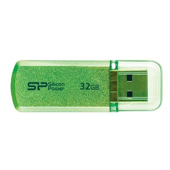  USB-флешка Silicon Power 32Gb Helios 101 SP032GBUF2101V1N USB2.0 зеленый 