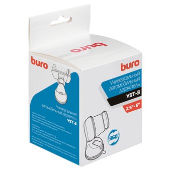  Автомобильный держатель Buro YST-3 черный 