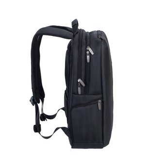  Рюкзак для ноутбука 15.6" Riva 8165 черный полиуретан/полиэстер 