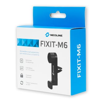  Автомобильный держатель Neoline Fixit M6 черный 