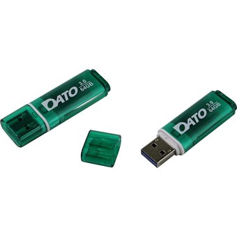  USB-флешка Dato 64Gb DB8002U3 DB8002U3G-64G USB3.0 зеленый 