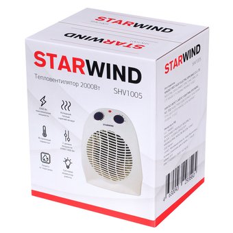  Тепловентилятор Starwind SHV1005 белый 