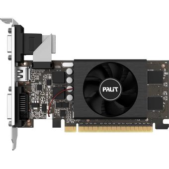  Видеокарта Palit PA-GT710-1GD5 PCI-E nVidia GeForce GT 710 1024Mb 64bit GDDR5 954/2500 DVIx1/HDMIx1/CRTx1/HDCP Bulk low profile 