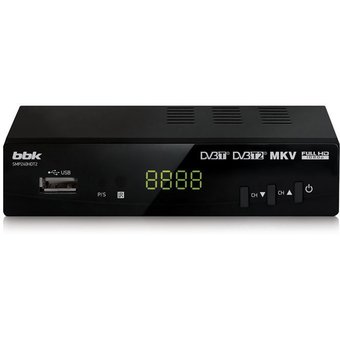  Ресивер DVB-T2 BBK SMP240HDT2 черный 