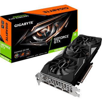  Видеокарта Gigabyte GV-N166SGaming OC-6GD PCI-E nVidia GeForce GTX 1660Super 6144Mb 192bit GDDR6 1860/14000/HDMIx1/DPx3/HDCP Ret 