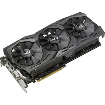  Видеокарта Asus ROG-STRIX-RX580-T8G-GAMING PCI-E AMD Radeon RX 580 8192Mb 256bit GDDR5 1411/8000 DVIx1/HDMIx2/DPx2/HDCP Ret 
