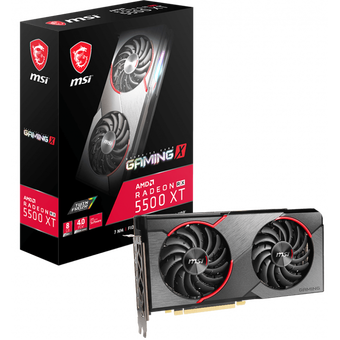  Видеокарта MSI RX 5500 XT GAMING X 8G PCI-E 4.0 AMD Radeon RX 5500XT 8192Mb 128bit GDDR6 1685/14000/HDMIx1/DPx3/HDCP Ret 