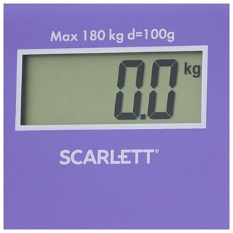  Весы напольные Scarlett SC-BS33E042 сиреневый 